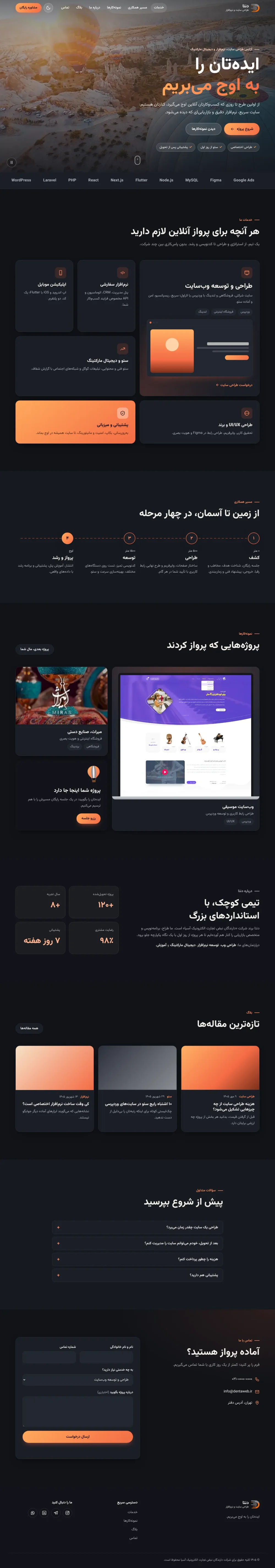 پیشنمایش قالب شرکتی، نسخه تیره